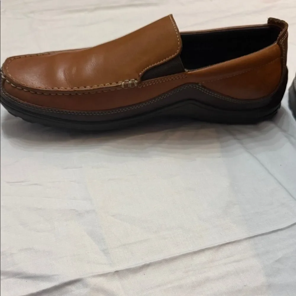 Cole Haan Brown Leather Slip-On Loafers C03559 size 11